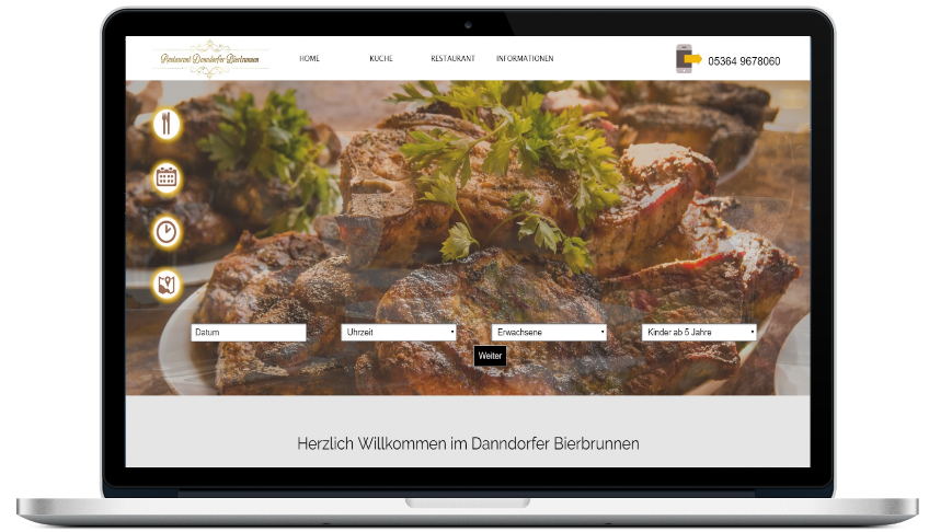 Webdesign Regensburg Webseite für Gaststätte Pension erstellen lassen